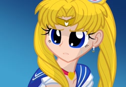 Size: 1300x900 | Tagged: safe, artist:geraritydevillefort, equestria girls, g4, barely eqg related, crossover, digital art, equestria girls style, equestria girls-ified, sailor moon, sailor moon (series), sailor moon redraw meme, style emulation, tsukino usagi