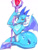 Size: 768x1024 | Tagged: safe, artist:30clock, artist:grissaecrim, color edit, edit, princess ember, dragon, g4, bloodstone scepter, colored, dragoness, female, looking at you, scepter, simple background, smiling, white background, wide hips