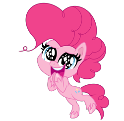 Size: 6200x6048 | Tagged: safe, artist:emeraldblast63, pinkie pie, earth pony, pony, g4, g4.5, my little pony: pony life, chibi, cute, excited, g4 to g4.5, simple background, sparkly eyes, transparent background, vector