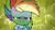 Size: 720x398 | Tagged: safe, screencap, rainbow dash, pegasus, pony, g4, g4.5, my little pony: pony life, pinkie pie: hyper-helper, female, green background, green face, mare, poor rainbow dash, runny nose, sick, sickbow dash, snot