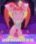 Size: 434x526 | Tagged: safe, edit, edited screencap, screencap, pacific glow, earth pony, pony, derpibooru, the end of derpibooru, g4, the saddle row review, animated, caption, crab rave, cute, female, image macro, mare, meme, meta, op is a duck, pink coat, sound, text, webm