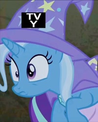 Size: 414x515 | Tagged: safe, edit, edited screencap, screencap, trixie, g4, to where and back again, cropped