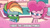 Size: 854x479 | Tagged: safe, edit, edited screencap, screencap, pinkie pie, rainbow dash, earth pony, pony, g4, g4.5, my little pony: pony life, pinkie pie: hyper-helper, coronavirus, green face, meme, sick, sickbow dash, sugarcube corner