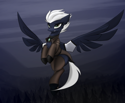 Size: 6900x5689 | Tagged: safe, artist:fenixdust, oc, oc:avery, pegasus, pony, clothes, scar