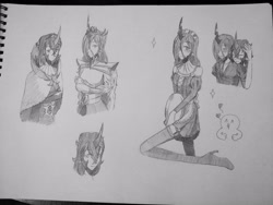 Size: 3968x2976 | Tagged: safe, artist:白乌鸦之翼, king sombra, queen chrysalis, human, g4, female, high res, humanized, male, ship:chrysombra, shipping, straight