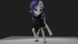 Size: 1920x1080 | Tagged: safe, artist:appletree_at, rarity, pony, g4, 3d, 3d model, animated, clothes, female, horseshoes, no sound, spinning, webm