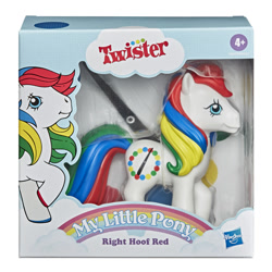Size: 900x900 | Tagged: safe, right hoof red, earth pony, pony, g1, female, irl, merchandise, photo, retro, solo, toy, twister