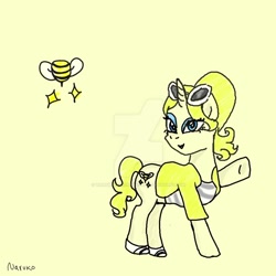 Size: 1024x1024 | Tagged: safe, artist:wrath-marionphauna, pony, unicorn, chloé bourgeois, clothes, crossover, jacket, makeup, miraculous ladybug, ponified, shirt, shoes, solo, sunglasses, t-shirt