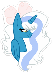 Size: 410x581 | Tagged: safe, artist:dogpawls, oc, oc:fleurbelle, alicorn, pony, alicorn oc, bow, female, hair bow, horn, mare, simple background, smiling, transparent background, wings, yellow eyes