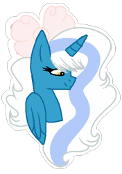 Size: 410x581 | Tagged: safe, artist:dogpawls, oc, oc:fleurbelle, alicorn, pony, alicorn oc, bow, female, hair bow, horn, mare, simple background, smiling, solo, transparent background, wings, yellow eyes