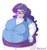 Size: 800x854 | Tagged: safe, artist:professordoctorc, rarity, equestria girls, g4, bbw, belly, big belly, breasts, busty rarity, cleavage, clothes, face mask, fat, fat boobs, female, glasses, gloves, jewelry, mask, morbidly obese, necklace, obese, pearl necklace, raritubby, shirt, simple background, skirt, ssbbw, surgical mask, white background