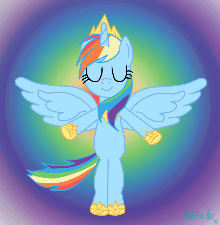 mlp rainbow dash alicorn