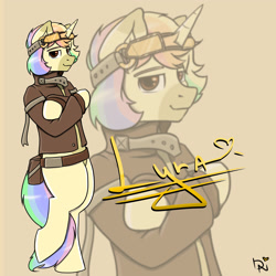 Size: 4000x4000 | Tagged: safe, artist:dark_nidus, oc, oc only, pony, unicorn, bipedal, clothes, glasses, solo, zoom layer