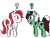 Size: 1024x768 | Tagged: safe, artist:salnalus, oc, oc only, oc:peppermint pattie, oc:peppermint pattie (unicorn), pegasus, pony, unicorn, ask peppermint pattie, female, mare