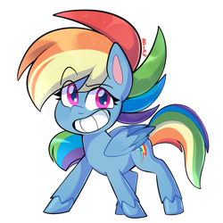 Size: 1280x1280 | Tagged: safe, artist:dymitre, part of a set, rainbow dash, pegasus, pony, g4, g4.5, my little pony: pony life, backwards cutie mark, female, looking at you, mare, simple background, solo, transparent background, unshorn fetlocks