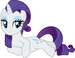 Size: 3916x3000 | Tagged: safe, artist:cloudy glow, rarity, pony, unicorn, dragon dropped, g4, female, high res, lying down, on side, simple background, solo, transparent background, vector
