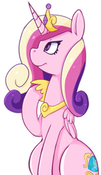 Size: 637x1096 | Tagged: safe, artist:wild-thunder06, princess cadance, alicorn, pony, g4, cute, cutedance, female, simple background, solo, transparent background