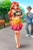 Size: 683x1024 | Tagged: safe, alternate version, artist:racoonsan, edit, editor:thomasfan45, sunset shimmer, human, equestria girls, g4, anime, barefoot, barefooting, beautiful, beautisexy, bedroom eyes, belly button, bench, bikini, black swimsuit, breasts, busty sunset shimmer, cellphone, clothes, cutie mark swimsuit, eyeshadow, faceless male, feet, female, hat, human coloration, jeweled swimsuit, legs, looking at you, makeup, male, midriff, offscreen character, outdoors, pants, park, phone, sarong, sexy, smiling, stupid sexy sunset shimmer, sweater, swimsuit, tree, walking, walkway