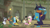 Size: 1920x1080 | Tagged: safe, screencap, ahuizotl, biff, daring do, doctor caballeron, fluttershy, rainbow dash, rogue (g4), withers, earth pony, pegasus, pony, daring doubt, g4, ascot tie, clothes, female, hat, henchmen, male, mare, pith helmet, shirt, stallion