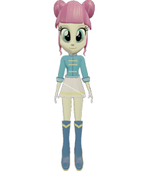Size: 625x720 | Tagged: safe, artist:topsangtheman, majorette, sweeten sour, equestria girls, g4, 3d, female, looking at you, simple background, solo, source filmmaker, transparent background