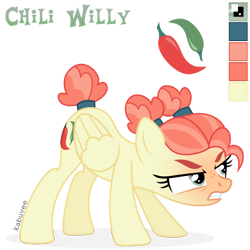 Size: 1024x1024 | Tagged: safe, artist:kabuvee, oc, oc only, oc:chili willy, pegasus, pony, female, mare, simple background, solo, transparent background