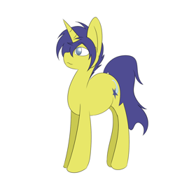 Size: 1000x1000 | Tagged: safe, artist:kaggy009, comet tail, pony, ask peppermint pattie, g4, male, simple background, solo, white background