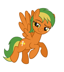 Size: 944x1070 | Tagged: safe, artist:ponyrailartist, oc, oc only, oc:naviga, pegasus, pony, flying, looking at you, show accurate, simple background, transparent background