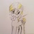 Size: 720x720 | Tagged: safe, artist:wrath-marionphauna, derpy hooves, pegasus, pony, g4, colored pencil drawing, female, letter, solo, traditional art, wet