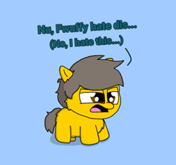 Size: 741x696 | Tagged: safe, artist:haileykitty69, fluffy pony, pony, crossover, male, ponified, seymour skinner, simple background, solo, stallion, the simpsons