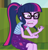 Size: 442x460 | Tagged: safe, edit, edited screencap, screencap, sci-twi, twilight sparkle, equestria girls, g4, my little pony equestria girls: better together, my little pony equestria girls: choose your own ending, text support, text support: sunset shimmer, creepy, cropped, glasses, open mouth, teeth, wat