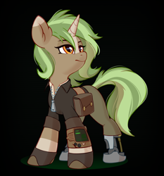 Size: 3717x3987 | Tagged: safe, artist:taneysha, oc, oc only, pony, unicorn, fallout equestria, high res, solo