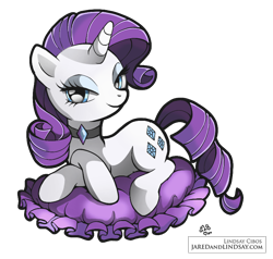 Size: 824x783 | Tagged: dead source, safe, artist:angelwaveo6, artist:lindsay cibos, color edit, edit, rarity, pony, unicorn, g4, choker, colored, crossed hooves, cushion, female, mare, prone, simple background, solo, transparent background