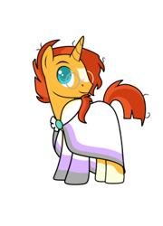 Size: 241x335 | Tagged: safe, artist:icicle-niceicle-1517, artist:kb-gamerartist, color edit, edit, sunburst, pony, unicorn, g4, beard, clothes, collaboration, colored, facial hair, gender headcanon, glasses, markings, nonbinary, nonbinary pride flag, pride, pride flag, pride socks, robe, simple background, socks, striped socks, sunburst's cloak, sunburst's glasses, transparent background