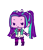 Size: 600x700 | Tagged: safe, artist:geraritydevillefort, aria blaze, equestria girls, g4, my little pony equestria girls: rainbow rocks, ariabetes, chibi, cute, digital art, female, solo