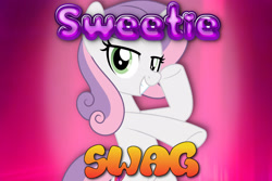 Size: 1920x1280 | Tagged: safe, artist:jhayarr23, edit, vector edit, sweetie belle, pony, unicorn, g4, growing up is hard to do, female, looking at you, mare, older, older sweetie belle, smiling, swag, vector