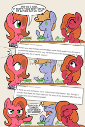 Size: 1280x1916 | Tagged: safe, artist:wadusher0, oc, oc:charity, oc:cordovan, oc:pun, pony, ask pun, ask