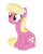 Size: 1452x1796 | Tagged: safe, artist:third uncle, lily, lily valley, earth pony, pony, g4, growing up is hard to do, my little pony: friendship is magic, background pony, cute, female, flower, flower in hair, lily (flower), mare, show accurate, simple background, sitting, smiling, transparent background