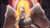 Size: 1280x720 | Tagged: safe, artist:h_03, daybreaker, alicorn, anthro, g4, abs, breasts, busty daybreaker, clothes, cropped, ethereal crown, female, mane of fire, mare, signature, sitting, spread wings, stained glass, throne, throne room, window, wings