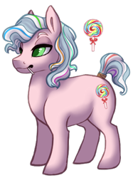 Size: 351x470 | Tagged: safe, artist:amiookamiwolf, oc, oc only, oc:sprinkle scoop, earth pony, pony, female, filly, offspring, parent:cheese sandwich, parent:pinkie pie, parents:cheesepie, simple background, solo, transparent background