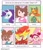 Size: 1080x1269 | Tagged: safe, artist:absolutlygrey, eloise, rarity, human, pony, unicorn, wolf, anthro, g4, animal crossing, anthro with ponies, audie (animal crossing), bedroom eyes, bee (character), bee and puppycat, bust, clothes, crossover, doremi harukaze, dorie goodwyn, female, hat, kill la kill, mare, ojamajo doremi, ryuko matoi, senketsu, six fanarts, smiling, sunglasses, witch, witch apprentice, witch hat