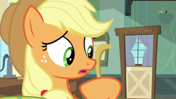 Size: 1920x1080 | Tagged: safe, screencap, applejack, pony, g4, growing up is hard to do, female, solo