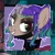 Size: 500x500 | Tagged: safe, alternate version, artist:hebiparabella, oc, oc only, earth pony, pony, blood, bust, ear piercing, earth pony oc, face mask, grin, heterochromia, nosebleed, piercing, smiling, solo