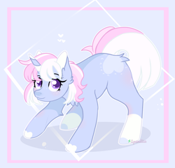 Size: 3200x3084 | Tagged: safe, artist:2pandita, oc, oc only, oc:snowflake, pony, unicorn, female, high res, mare, solo