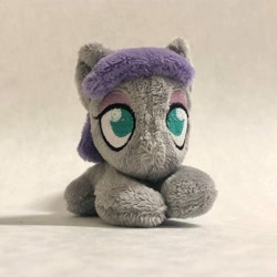 Size: 2048x2048 | Tagged: safe, artist:sew_adorkable, maud pie, earth pony, pony, g4, cute, high res, irl, maudabetes, photo, plushie, smol, solo