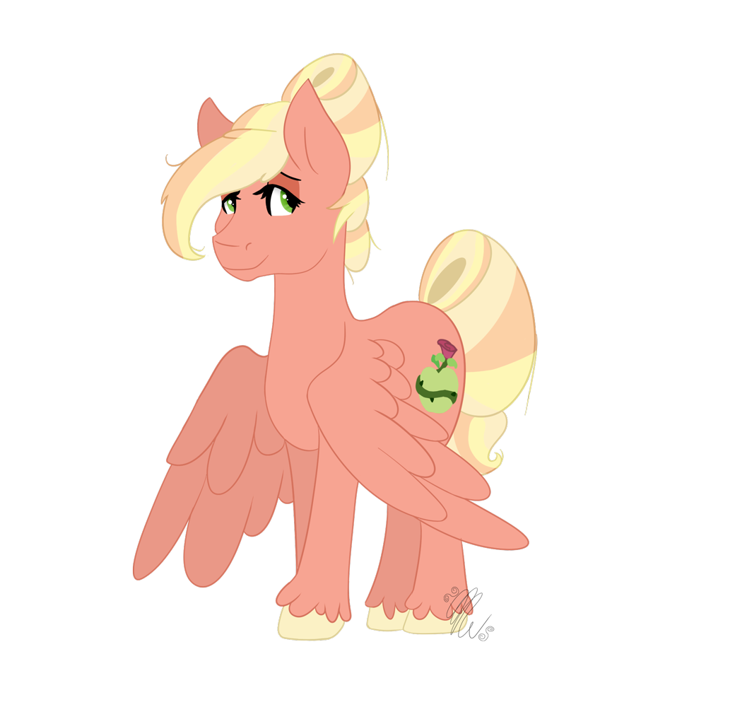 2409352 safe, artistcyanreef, oc, oc only, ocambrosia apple