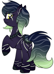 Size: 790x1081 | Tagged: safe, artist:cloudy95, oc, oc only, oc:ashe, earth pony, original species, pond pony, pony, closed species, female, mare, simple background, solo, transparent background