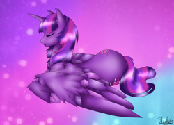 Size: 2048x1476 | Tagged: safe, artist:mikomiichu, twilight sparkle, alicorn, pony, g4, female, solo, twilight sparkle (alicorn)