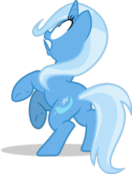 Size: 6218x8170 | Tagged: safe, artist:starcollider, trixie, pony, unicorn, all bottled up, g4, .svg available, bipedal, female, frightened, mare, show accurate, simple background, solo, transparent background, vector