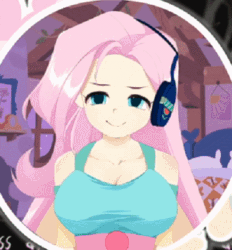 Size: 393x424 | Tagged: safe, artist:sedrice, artist:vannamelon, kotobukiya, fluttershy, human, equestria girls, g4, animated, anime, big breasts, bra, breasts, busty fluttershy, cleavage, clothes, cute, female, flutterchan, gamer girl, gamershy, humanized, kotobukiya fluttershy, open mouth, shyabetes, solo, underwear, vannamelon, youtube, youtube link