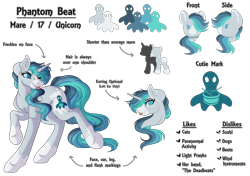 Size: 6700x4704 | Tagged: safe, artist:amazing-artsong, oc, oc only, oc:phantom beat, pony, unicorn, absurd resolution, female, mare, one eye closed, reference sheet, simple background, solo, tongue out, transparent background, wink